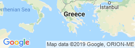 Ionian Islands map